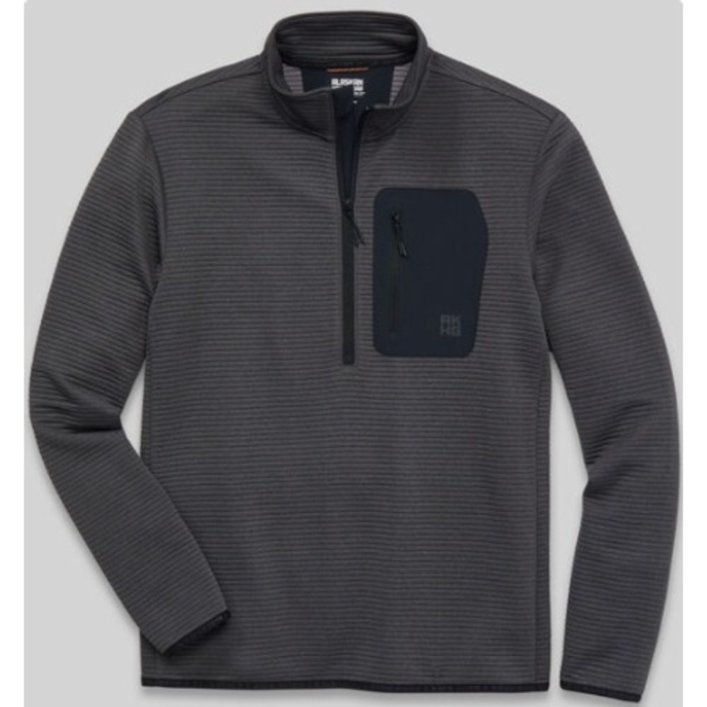 Alaskan Hardgear Duluth Trading‎ Co Mens XL Gray Quarter Zip Ribbed Pullover